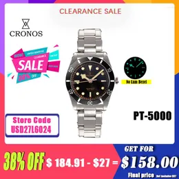 Armbandsur Cronos Luxury Men's Watches 37mm BB54 Vintage Automatiska kvinnliga slutlänkar Sapphire 20 bar vattentät BGW-9 C3 Lum