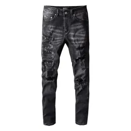 20SS MENS DESIGNER JEANS ENJESKAP RIPPAD BIKER SLIM FIT MOTORCYCLE DENIM FÖR MÄNS S TOMPVALITET JEAN MANS PANTS POUR HOMMES REAL JEANS #698 757186479