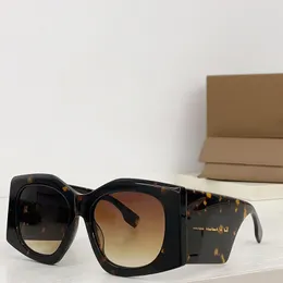 Óculos de sol de luxo em formato oval feminino óculos de sol de alta qualidade resistente à radiação óculos retrô designer de moda caixa extra grande óculos de sol de praia BE4388U