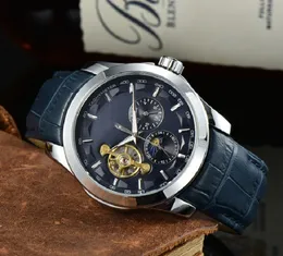 Tisso Wrist Watches for Men 2023 Mens Watches Tourbillon Five Needles Automatic Mechanical Wastch 1853高品質のトップラグジュアリーブランドレザーストラップファッションデザイナー