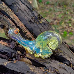 DHL livre novo design artesanal de vidro pesado cachimbos de vidro lento caracol cachimbo pequeno animal em forma de cachimbo de vidro de fumaça