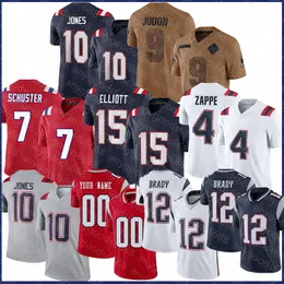 Matt Judon Mac Jones Football Jersey Man Juju Smith-Schuster Ezekiel Elliott Bailey Zappe Mike Gesicki Cole Strange Christian Barmore Matthew Slater Marcus Jones