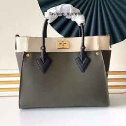 5A Luxury Bag Bags Shopping Bag Handväskor på min sida Tote 5A äkta läder Luxurys Designers High Version Saddle Beach