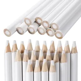 Dotting Tools 100pcs 85cm Wood Nail Art Wax Pencil s Gem Picker pen Crystal Manicure Decorations White NAB061 231007