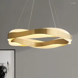 Pendant Lamps Modern LED Chandeliers Lamp Home For Living Dining Room Decoration Kitchen Bedroom Ligthing Hanging Lights Indoor Gold