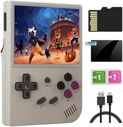 RG35XX Classic Video Game Handheld Game Console 3 5 Inches IPS Screen Mini Game Player med Linux Vitlök OS 64G TF -kort