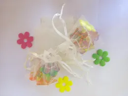 Bolsas de jóias 11/16cm 1000pcs sacos de presente multicoloridos para jóias/casamento/natal/aniversário saco de fio com alças embalagem presentes organza