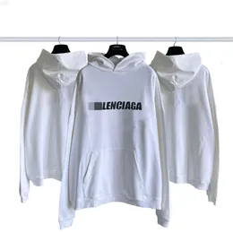 Balenicagas Designer Hoodie Luxury Trend Fashion Autumn and Winter New B Family Family Fashion Brand Family Tester Stampa lacrimoglina indossata H mp4j mp4j