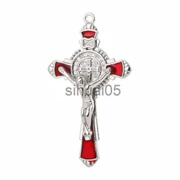 Pendant Necklaces Diy Jewelry Making Accessories Exorcism Cross Pendants For Necklaces Jesus Zinc Alloy Material Wholesale Christian Supplies x1009