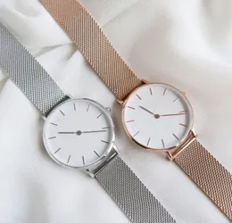 Damenuhr, Designer-Uhren, modische Armbanduhr, wasserdicht, Damen-Quarzuhr, Montre de Luxe, Roségold, Edelstahl-Armband