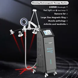 635nm Lipo-laser Fat Burning Body Slimming Sculpture Machine EMTT Physiotherapy Pain Alleviate Muscle Soreness Removal 2 in 1 Instrument