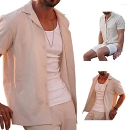 Camicie casual da uomo Camicia da uomo alla moda Top manica corta Versatile morbida estate