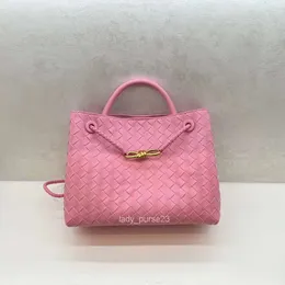 Bottegaas Kapazität Schulter Andiamo Tragetaschen Mode Tasche Dame 2023 Woven Große Vielseitige Lingge Rindsleder Tote Casual Venetas Handtasche H1ve