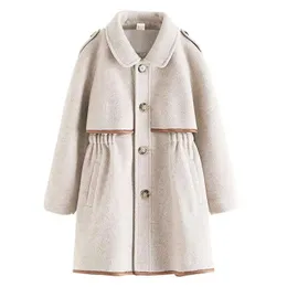 Winter Girl trench coat 2023 - Thicken Warm Outerwear for Kids ...