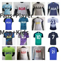 MADDISON Soccer Jerseys 23 24 SON KULUSEVSKI RICHARLISON 2023 2024 ROMERO VAN DE VEN BISSOUMA TottenhamES Football shirt kit SPURS Men Kids Kit JOHNSON sock Full sets