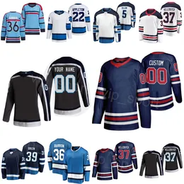 Hockey Heritage Classic 39 Colby Barlow Jersey 37 Connor Hellebuyck 5 Brenden Dillon 36 Morgan Barron 88 Nate Schmidt 22 Mason Appleton 89 Sam Gagner Kids Man Woman