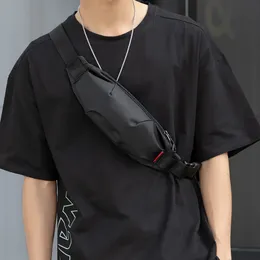 Waist Bags Men's Trendy Mini Waist Bag Can Be Worn Single Shoulder Crossbody Or Chest Sling Fashionable With Ins Style Pochete 231006