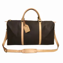 Heiße Designer Fashion Duffel Bags Luxus Männer weibliche Reisetaschen Lederhandtaschen große Kapazität Holdall tragen über Nachtwoche Tasche mit Schloss 41414