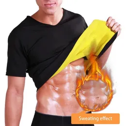 Men's Thermal Body Shaper Slimming T Shirt Shapers 2019 Solid Compression Slim Shirt Men Short Sleeves Waist Clothes274n