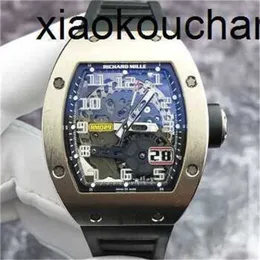 豪華なRmilesは自動スーパークローンKVファクトリーRM029ダイヤル18Kプラチナカレンダー40x48mm 17保証サーカーボン繊維サファイア船fedexbo8t