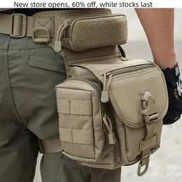 Waist Bags Tactical Leg Bag Men's Military Leg Bag Outdoor War Games Waterproof waist Pack Hunting Leg Bag Multi-functional waist pack 231006