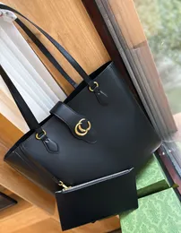 Äkta läderdesigner tygväska Luxurys handväskor toppkvalitet kvinnliga plånböcker och handväskor axelväska kvinnor hög kapacitet sammansatt shopping handväska 35*33 cm