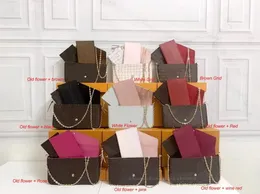 luxury shoulder bag Fashion Women wallets Shoulder bags 3pcs/set multi pochette accessories clutch Handbags Lady Chain Crossbody Messenger bag Card holder Purse