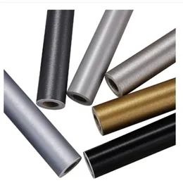 Wandaufkleber Tapete Küche Vinyl selbstklebend Silber Gold Wasserdicht Für Rollen Abnehmbare Wandaufkleber Kühlschrank Dekor Desktop DIY Folie 231009