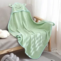 Handtücher Bademäntel Cartoon Baby Badetuch Mikrofaser Baumwolle Mit Kapuze Strandtuch Born Cape Handtücher Weiche Poncho Kinder Badesachen Säuglingswaschlappen 231010