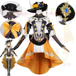 Xs-3xl Navia Cosplay Costume Full Set with Hat Genshin Impact Cosplay Fontaine Navia Cosplay Dress Outfit Uniformcosplay