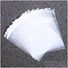 Sacos de embalagem atacado 50 pçs/lote claro zíper sacos de embalagem roupas resealable poli plástico vestuário mercadoria zip para roupas do navio dh9up