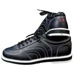 Buty do kręgli dla kobiet płaskie sport dziesięć pinów mężczyzn butów do kręgli oddychające chaussures skórzane buty mężczyźni Sneakers 231009