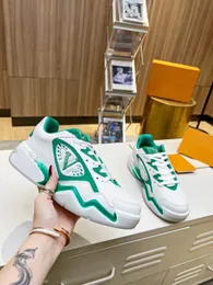 Scarpe casual da donna di design di lusso Sneaker in rilievo Triple Bianco Rosa Blu cielo Abloh Nero Verde Giallo Taglio denim Virgil Coppia Sneakers 35-46 euro