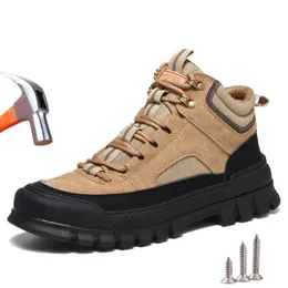 Zapatos de vestir Zapatos de seguridad para hombre, zapatillas de trabajo con punta de acero, antigolpes, antipinchazos, zapatos de trabajo indestructibles, botas protectoras de seguridad 231009