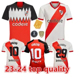 2023 24 River Plate Soccer Jerseys Men Set Kids Kit 2023 24 Camiseta de Futbol de La Cruz Beltran Borja Solari Simon Football Shirt Player Player Home Owd Third66