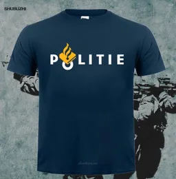 Men's T Shirts Summer Fashion O-Neck Shirt Inspired Dutch Netherlands Politie Special Swat Unit Arrestatieteam Navy