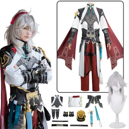 Honkai Star Rail Jing Yuan Cosplay Costume Game Jing Yuan Cosplay Star Rail Clotes Wig Suit Halloween Party Honkai CostumeScosplay