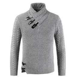 Мужские свитера, зимние мужские водолазки, модный пуловер большого размера, осенние теплые зимние рубашки, одежда в стиле ретро, вязание 231010