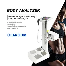 Fitness Center Intelligent Digital Full Body Fat Health Scanner Body Composition Analyzer Nutrition Evaluation Weight Measuring With Report Printer