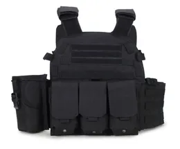 Taktisk 6094 Molle Vest Combat Body Armor Vest Army Paintball WarGame Plate Carrier Hunt Accessories8546748