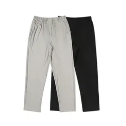 Męskie spodnie kolor solidne plisowane homme plisse dresspants mężczyźni kobiety joggery sznurki spodnie swep2384