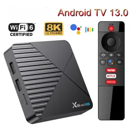 ATV X88 Mini Android 13 Smart -TV -Box 8K RK3528 WiFI6 Bluetooth 5.0 Voice Remote Control YouTube Netflix Set Top Box