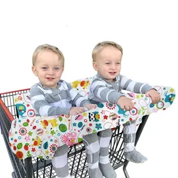 Einkaufswagen-Abdeckungen für Baby-Zwillinge, Supermarkt-Einkaufswagen-Kissen, Esszimmerstuhl-Matte, Reisepflege, tragbare Unterlage 231010