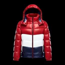 New style winter men's casual designer jacket Luxury brand reflective hoodie windproof jacket Men's down jacket M-XXXXL