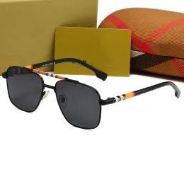 2023 العلامة التجارية الجديدة المعدنية نظارة شمسية مربعة أشعة كبيرة من النظارات الفاخرة للنساء رجال الشمس الشمس كارتر العلامة التجارية Desinger Desinger Desinger Gift 0902
