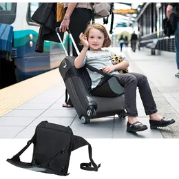 Matstolar Sittplatser Travelbarn för bagagevagn gjorde familjen enkla vikstolar med baby bärbar säkerhetsband säte 231010