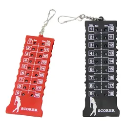 Other Golf Products 18 Hole Stroke Putt Score Counter Indicator With Key Chain Black Red 231010