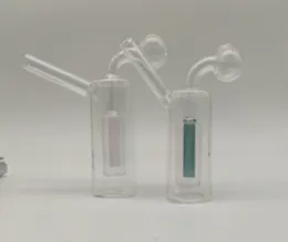 Bubbler Ölbrenner Mini Glasbongs Perkolator Diffusor Wasserpfeifen Shisha Bong Bubbler Filter Tragbares Rauchen