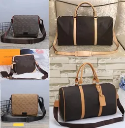 Designer Fashion Duffel Bags Luxus Männer Frauen Reisetaschen Leder Handtaschen große Kapazität Holdall tragen auf Gepäck über Nacht Weekender Bag Mädchen Jungen Rucksäcke