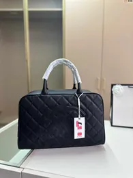 Novo saco de armazenamento sacos de designer bolsa feminina grande capacidade preto bolsa de compras boliche bolsa de luxo dos homens saco de bagagem